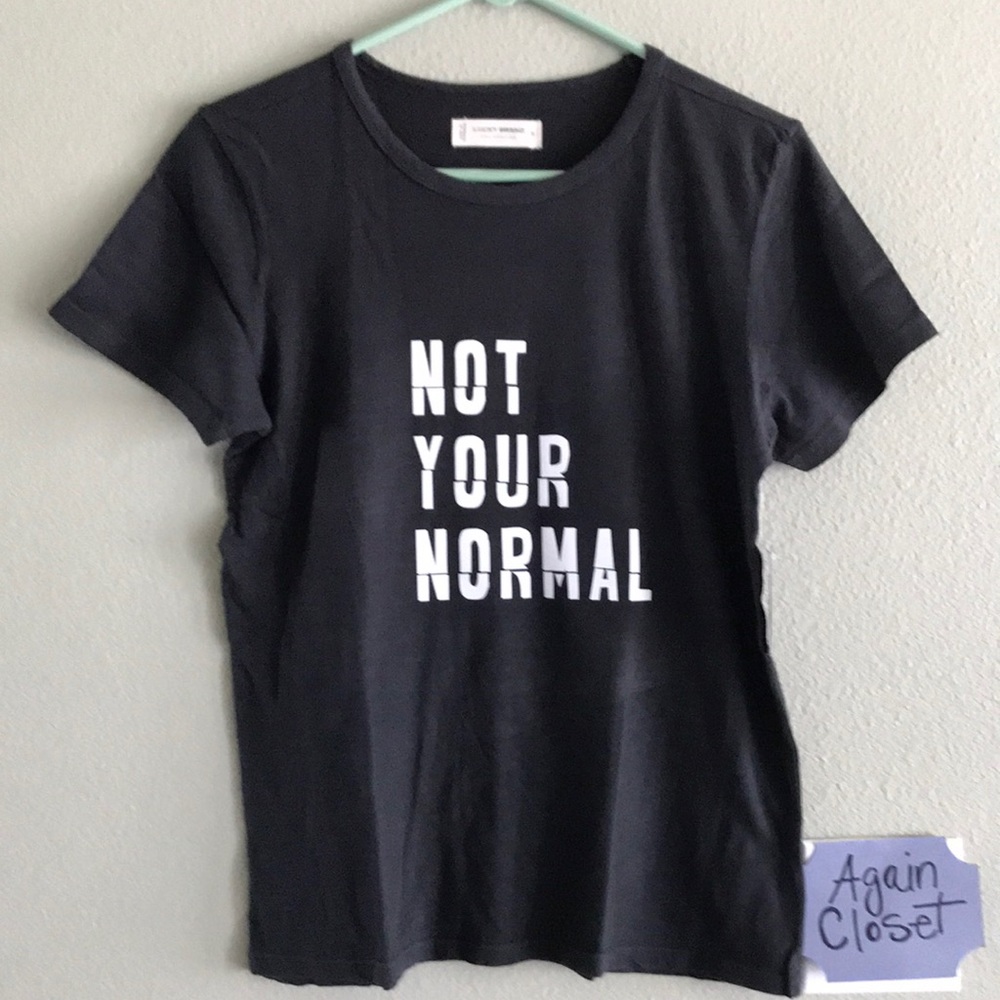 New Lucky Brand Women’s “Not Your Normal” Crew Love💖Tee